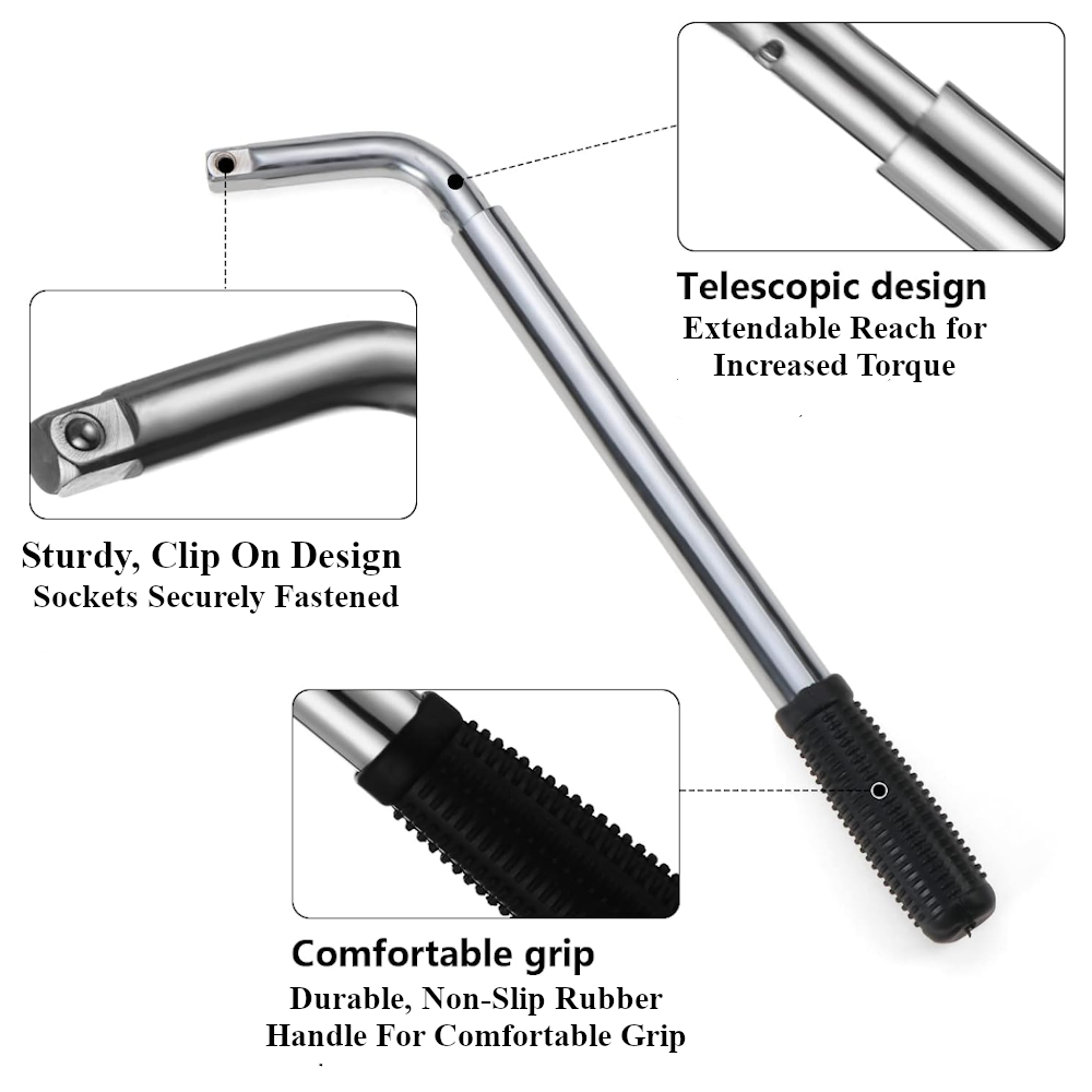 Wheel Nuts & Accessories Telescopic Wheel Spanner Set was listed for